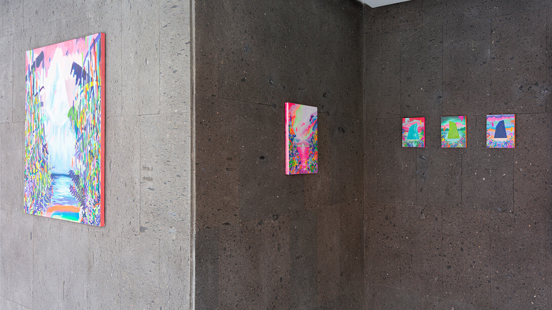 César Urrutia, Saturday night, exhibition view. Courtesy of Galería Hilario Galguera