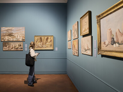 Felice Carena, Life in pain, exhibition view. Courtesy of Fondazione MUS.E