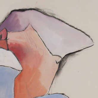 Lassnig - Self Portrait, 1962