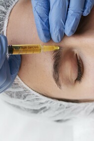 Platelet-rich plasma therapy uses the body’s own healing factors to promote skin rejuvenation and repair