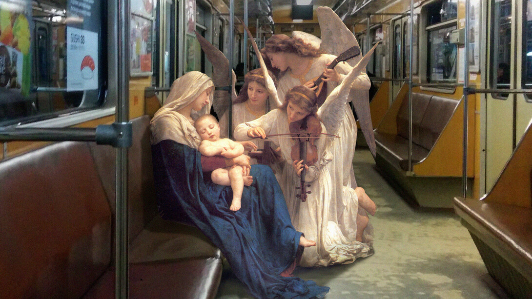 Alexey Kondakov. William Adolphe Bouguereau, La Vierge aux Anges (Madonna con bambino e Angeli), 1881