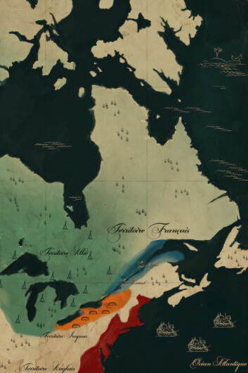 1701 - The Great Peace of Montréal. Courtesy of Pointe-à-Callière