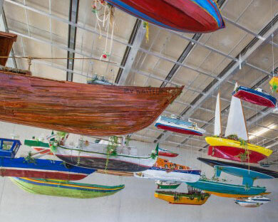 Hew Locke, For Those in Peril on the Sea, 2011. Collection Pérez Art Museum Miami, museum purchase with funds from the Helena Rubinstein Foundation Challenge Grant. Reproduced with the permission of the artist.
Photo by Daniel Azoulay.