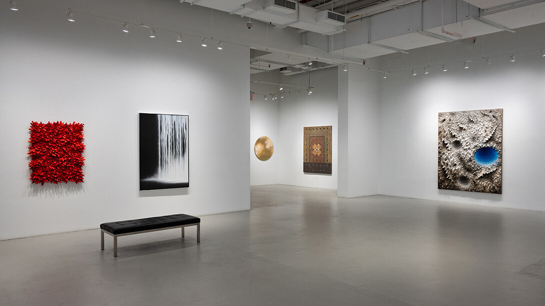 Various artists, Winter group show, exhibition view. Courtesy of Sundaram Tagore Gallery