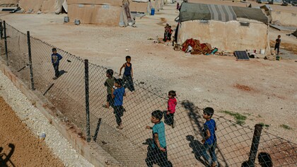 Siria, campo profughi