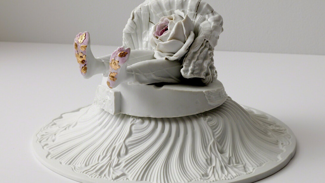 Arlene Shechet, Dancing Girl with Two Right Feet (detail), 2012. Courtesy of The Frick