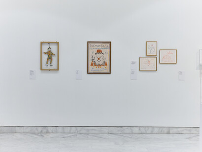 Grandir entre deux artistes. Homage à Claude Picasso, vue de l’exposition. Courtoisie du Museu Picasso