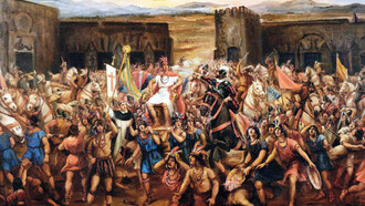 La captura de Atahualpa, Juan Lepiani, 1920