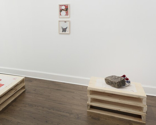 Paulo Nazareth, Exhibition view. Courtesy of Mendes Wood DM