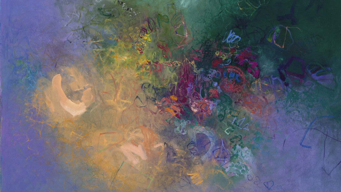 Sigrid Burton "Acceleration" (#119M-7) 30 x 40 inches, oil on linen, 2019