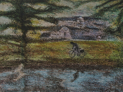 Daniel Lipstein, 'Home from School', etching and aquatint, 33 x 50 cm, Copyright the artist