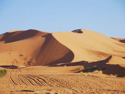 Moroccan desert, where the Tbourida live