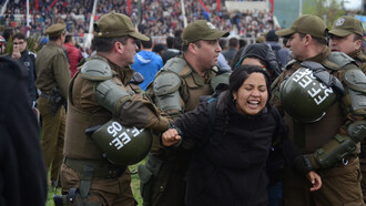 Represión sobre el pueblo mapuche
