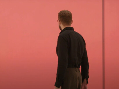 Vir Heroic Sublimis by Barnett Newman, 1950, on display at the Museum of Modern Art in New York, USA