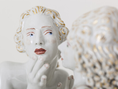 Chris Antemann, Ambrosia, 2014, Edition of 25, Meissen Porcelain, 28 x 26 x 23cm, Courtesy, MEISSEN COUTURE ® Art Collection & The Cynthia Corbett Gallery