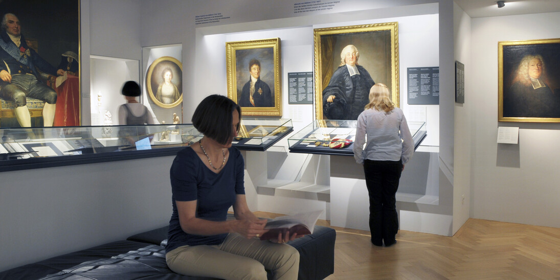 A glance around the exhibition “Glory and decline of the Ancien Régime”
© Bernisches Historisches Museum, Bern. Photograph Christine Moor