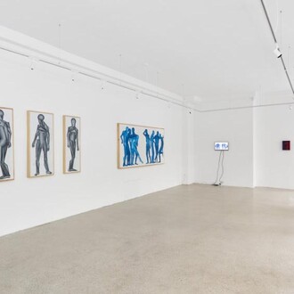 Mátyás Fusz, The human body, for machines, exhibition view. Courtesy of Kisterem Gallery