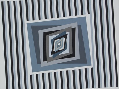 Ferruccio Gard, Optische Kunst, cm 50 x 60, 2020