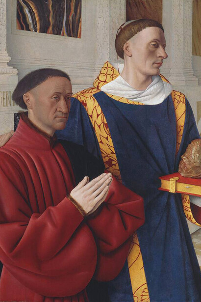 Jean Fouquet. The Melun Diptych. Courtesy of Gemäldegalerie