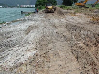 Esforços na recuperação de manguezais da lagoa de Jacarepaguá no entorno do Parque Olímpico em 2014