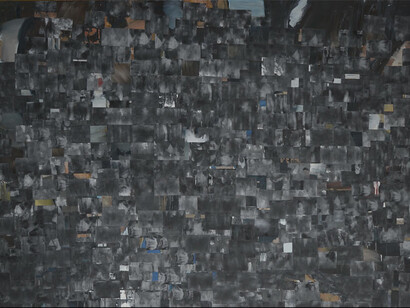 Daniele Galliano, Over pollution, 2014, oil on canvas, 200 x 300 cm