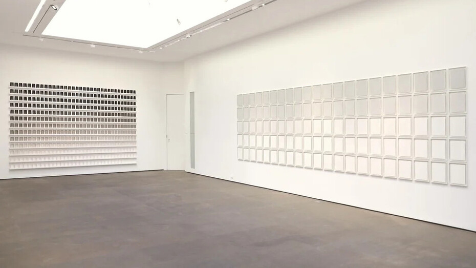 Máté Dobokay, Études sur l’épuisement, vue de l’exposition. Avec l’aimable autorisation de la galerie Bigaignon