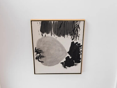 Friedel Dzubas, A black series, exhibition view. Courtesy of Nathalie Karg Gallery