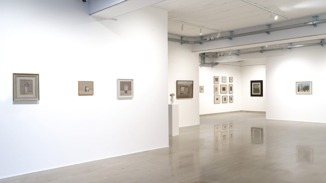 Giorgio Morandi and beyond, exhibition view. Courtesy of Repetto Gallery