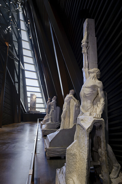 Moriyama regeneration hall, exhibition view. Courtesy of Canadian War Museum