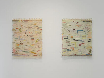 Various artists, In bloom, exhibition view. Courtesy of Maybaum Gallery