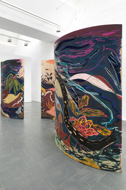 Fernanda Galvão, Serpent serpent snake, exhibition view. Courtesy of Galerie Barbara Thumm
