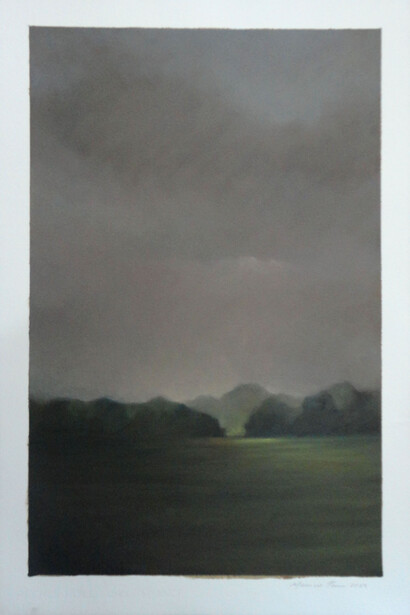 Mauricio Parra, Backyard, 57 x 38 cm. Courtesy of Galeria Mezanino