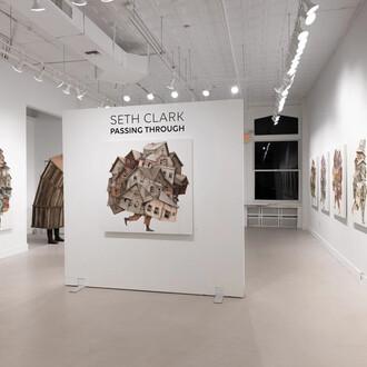 Seth Clark, Passing through, exhibition view. Courtesy of Paradigm Gallery + Studio 