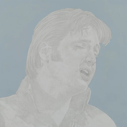 Jerry Kearns, Elvis (detail), 2025. Courtesy of Frosch&Co