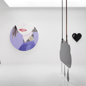 Brian Calvin & Wendy White, Exhibition view. Courtesy of Cabinet