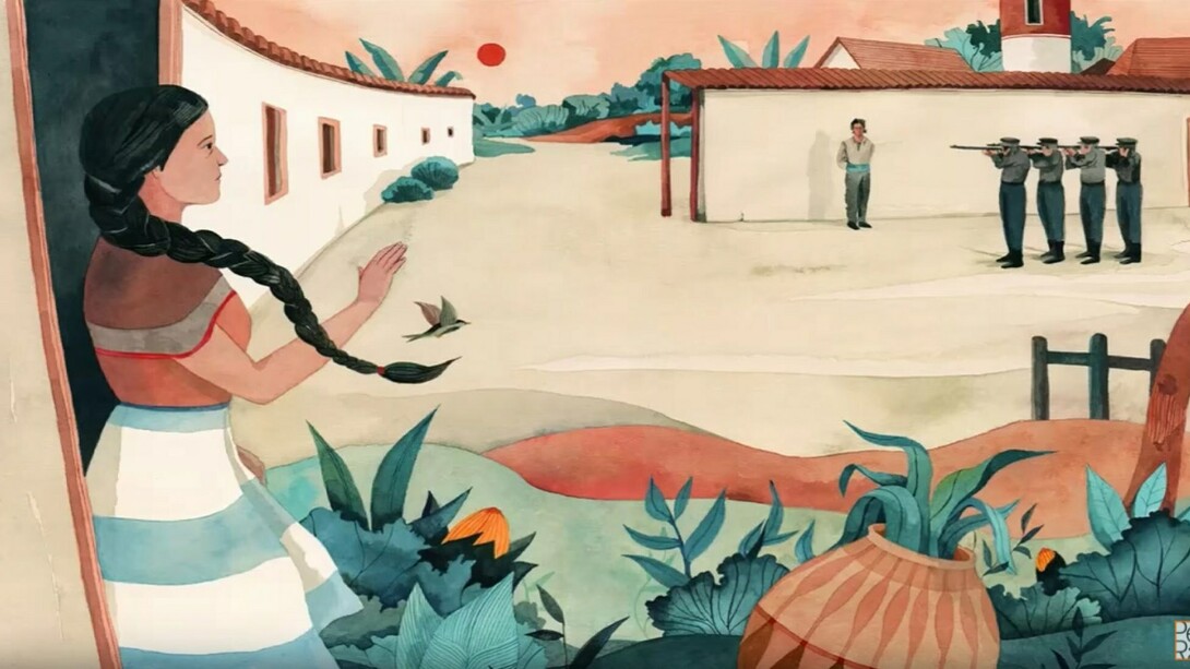 Ilustración de Luisa Rivera para la edición especial por los 50 años de ‘Cien años de soledad’ (2017, Penguin Random House)