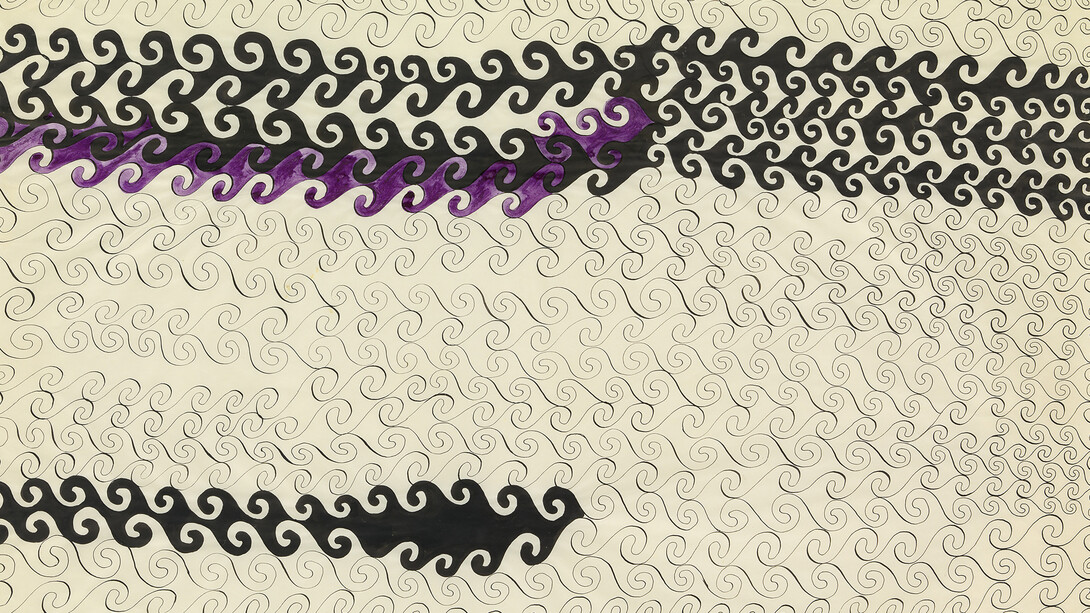 Ruth Asawa, Untitled (BMC.58, Meander – Curved lines) (detail), ca. 1948. Courtesy of Guggenheim Museum Bilbao