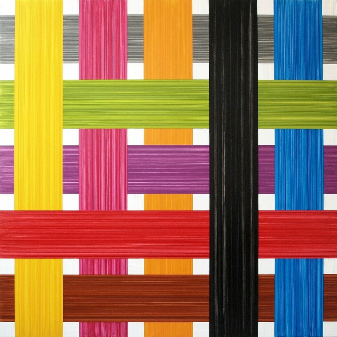 Jonathan Parsons, Chromacity 1, 2016, Oil on linen, 60 × 60 in, 152.5 × 152.5 cm. Courtesy of New Art Projects