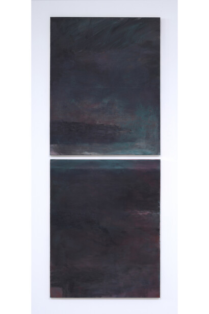 Gabriel Lima Peace and Understanding, 2014, Óleo sobre tela, 100 x 80 cm (cada). Photo: Eduardo Ortega Cortesia Galeria Fortes Vilaça