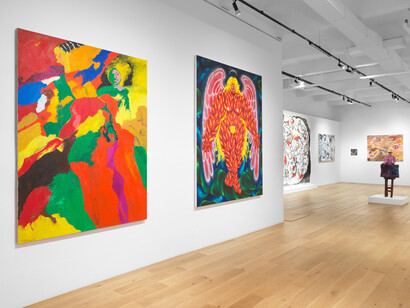 Installation view, Retinal Hysteria, Curated by Robert Storr, 2023. Courtesy of Venus Over Manhattan