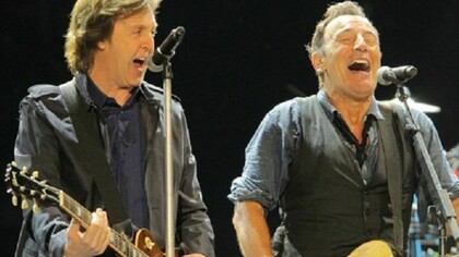 Il duetto interrotto.Paul McCartney & Bruce Springsteen in concerto