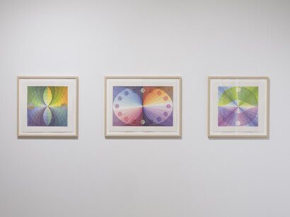 Bodies of light: new paintings by Field Kallop, exhibition view. Courtesy of Gavlak Gallery