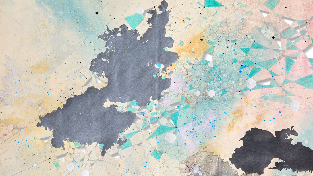 Val Britton, Threshold, 2025. Courtesy of Berggruen Gallery 