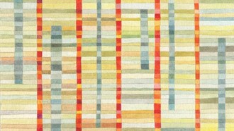 Six Columns, watercolour, 16 x 12cm, Mark Weighton, 2023