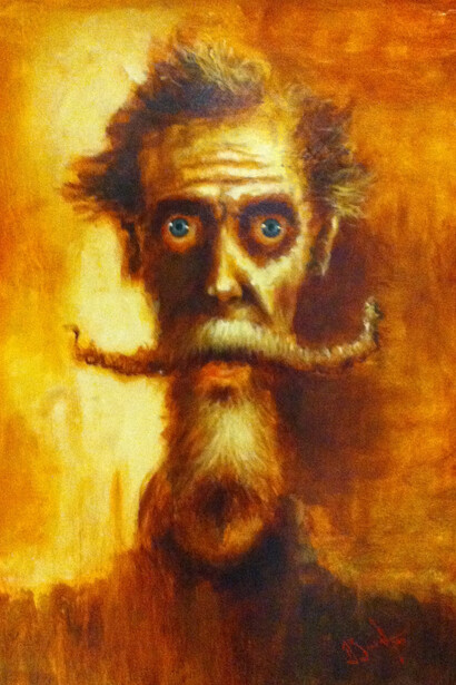David Silva. Don Quijote. 2009. Oleo sobre lienzo. 24 x 36 cm