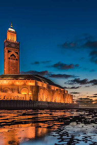 Hassan II Mosque in Casablanca, Morocco