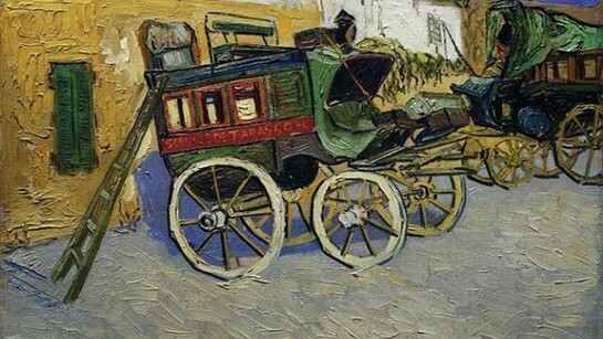 Vincent van Gogh (1853–1890), Tarascon Stage Coach, 1888, Oil on canvas, 71.4 x 92.5 cm, © The Henry and Rose Pearlman Collection, Photography by Bruce M. White