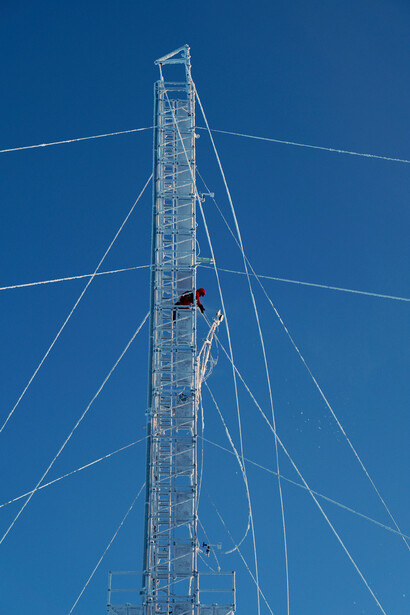 Operazioni sulla Torre Americana. Foto Elio Padoan