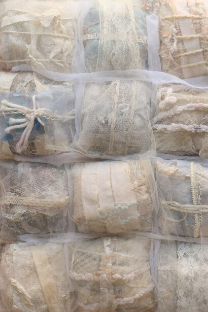 Alyson Vega, Air quilt (detail), 2026. Courtesy of Fountain House Gallery