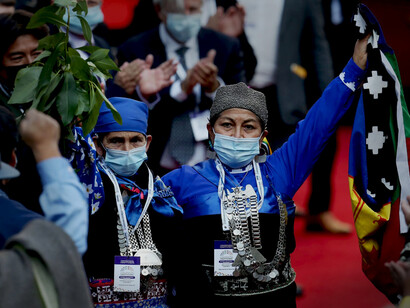 Elisa Loncón, Vorsitzende des Verfassungskonvents in Chile